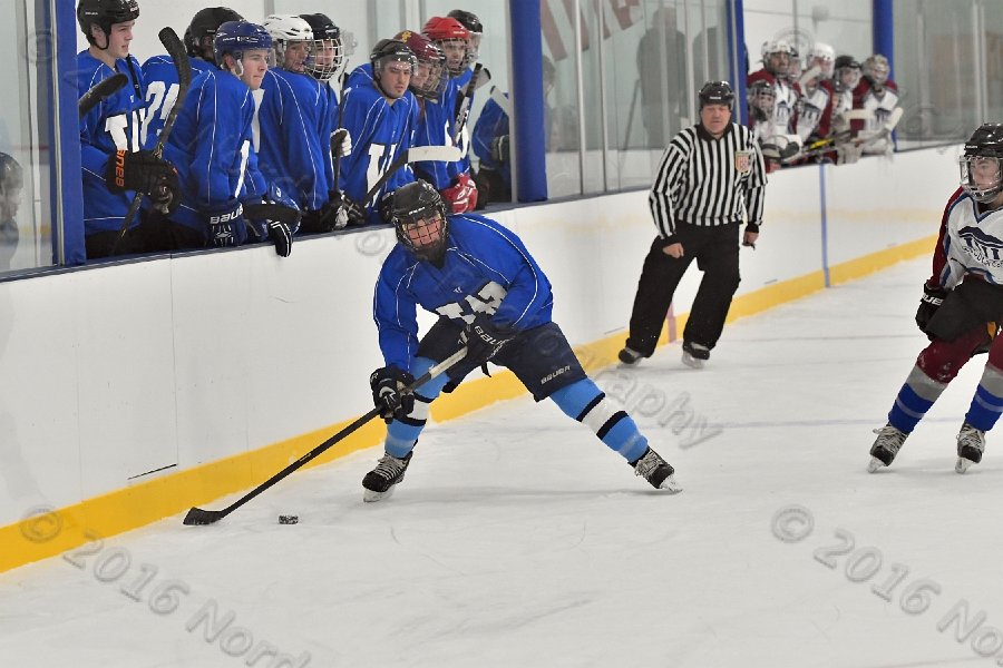 Wheaton College Men\'s Ice Hockey vs Middlesex Community College. - Photo By: KEITH NORDSTROM